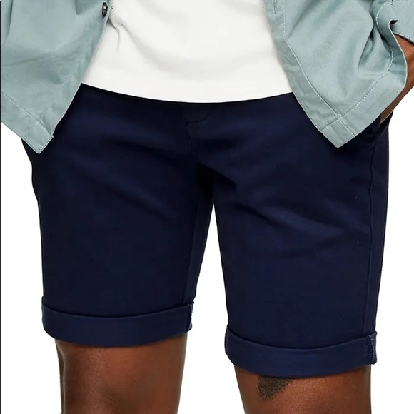 NEW WITH TAGS TOPMAN CHINO SHORTS - Picture 1 of 8